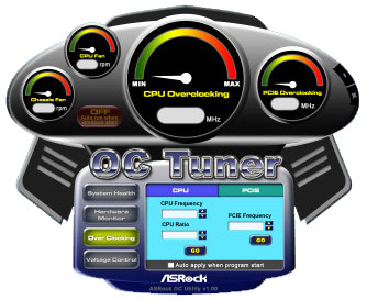 comment regler asrock oc tuner