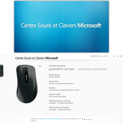 Microsoft Mouse and Keyboard Center 1.1 pour Windows 7/8