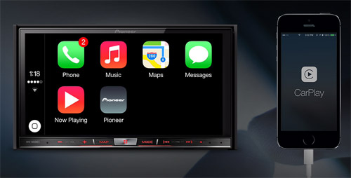 Pioneer active enfin le CarPlay pour ses autoradios et GPS