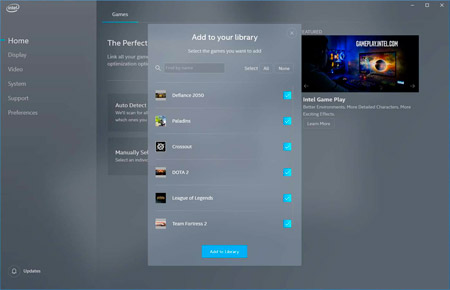 Liste des bugs connus dans l'Intel Graphics Command Center