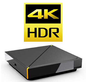 Le Décodeur TV UHD Orange supporte la VoD HDR10