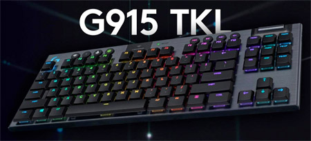 Le clavier Logitech G915 TKL pas encore compatible avec le G HUB